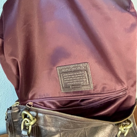 Coach Kristen Leather Shoulder Bag - Picture 11 of 12